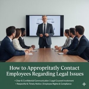 Best Practices for Contacting Employees About Legal Matters