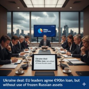 Ukraine deal: EU leaders agree €90bn loan, but without use of frozen Russian assets